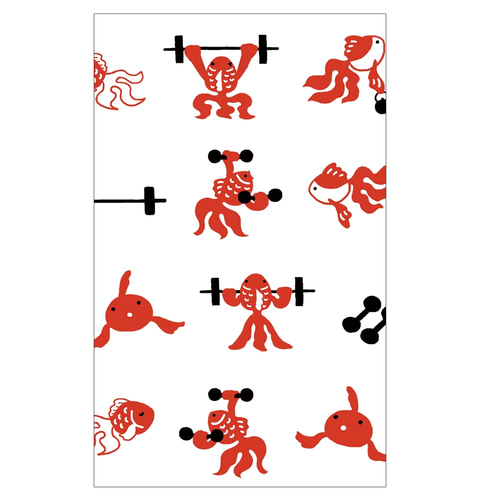 

Hamamonyo Tenugui hand Muscle Training Goldfish (Japanese towel) -