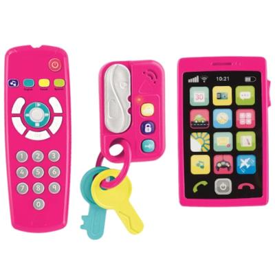 Early Learning Center My First Gadget Set Pretend Play Educational Baby Baby Shower Authentic (Pink) Set, Parent-Child Play, Toy, Toy, Gift, 148020,