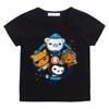 Camisetas de Verão Estampadas de Desenho Os Octonautas para Meninos/Meninas Camisetas Manga Curta 100%Algodão MeninosMeninas Camiseta de Alta Qualidade camiseta anime Tops Fofos