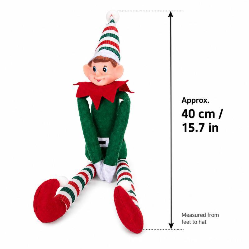 New Santa Claus Standing Figurine Christmas Decoration Window Display Ornament Home Decor Items And Gifts