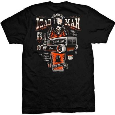 RED DEVIL CLOTHING Dead Man Back Print Shirt, Black, X-Large