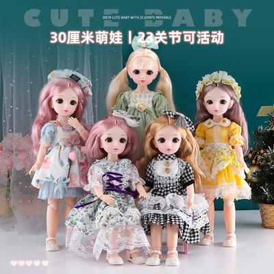 30cm Barbie Puppe Prinzessinnenanzug 23 Gelenke 6 Bjd Ankleidepuppe Kinderpuppe Geschenk