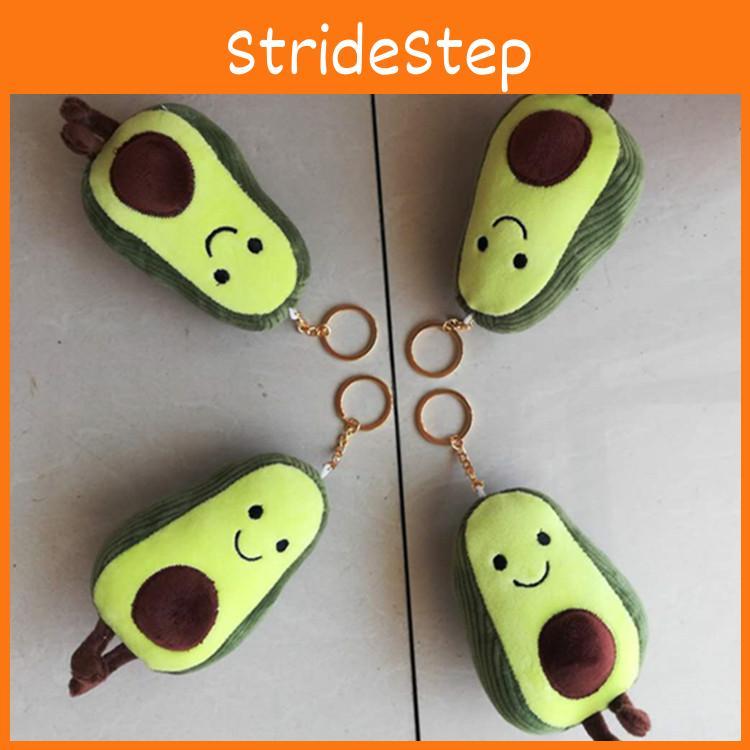 Avocado Cute Keychain Plush Toy Girls Kids Backpack Decoration Ornament Hanging