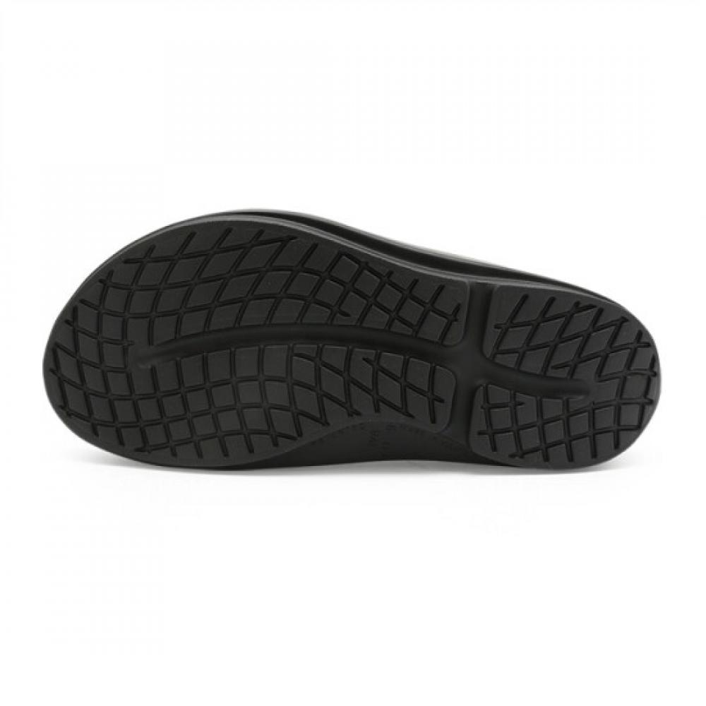 Oofos Sports Oofos Ulala Omega Platform Slipper Flip Flop Black oOmega Black