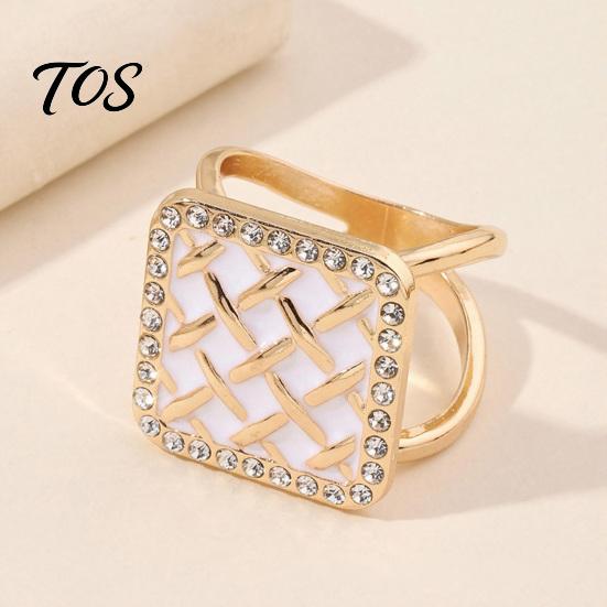 Non-slip Scarf Clasp Grid Square Ring, Rhinestone Silk Clip, Decorative Fine Electroplated Ring Slide Elegant Wrap Holder for Women Neckerchiefs