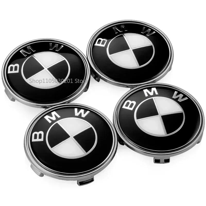 4Pcs/Set 56/60/68MM Car Wheel Center Hup Caps Wheel Cover For BMW E36 E39 E46 E60 E90 E90 F01 F10 F30 G01 G20 G21 G30