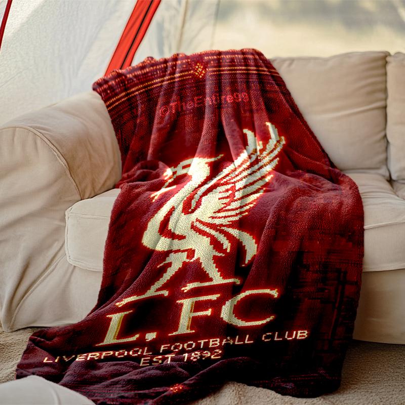 English Premier League teams Pattern Blanket, Cozy Blanket for All-Season Comfort on Sofas, Beds, Office, Car, Camping and Travel