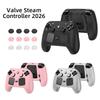 Silikon-Schutzhülle mit Daumengriffkappen für Valve Steam Controller 2026, Weiche, Flexible, Anti-Rutsch-Abdeckung(ohne Konsole)