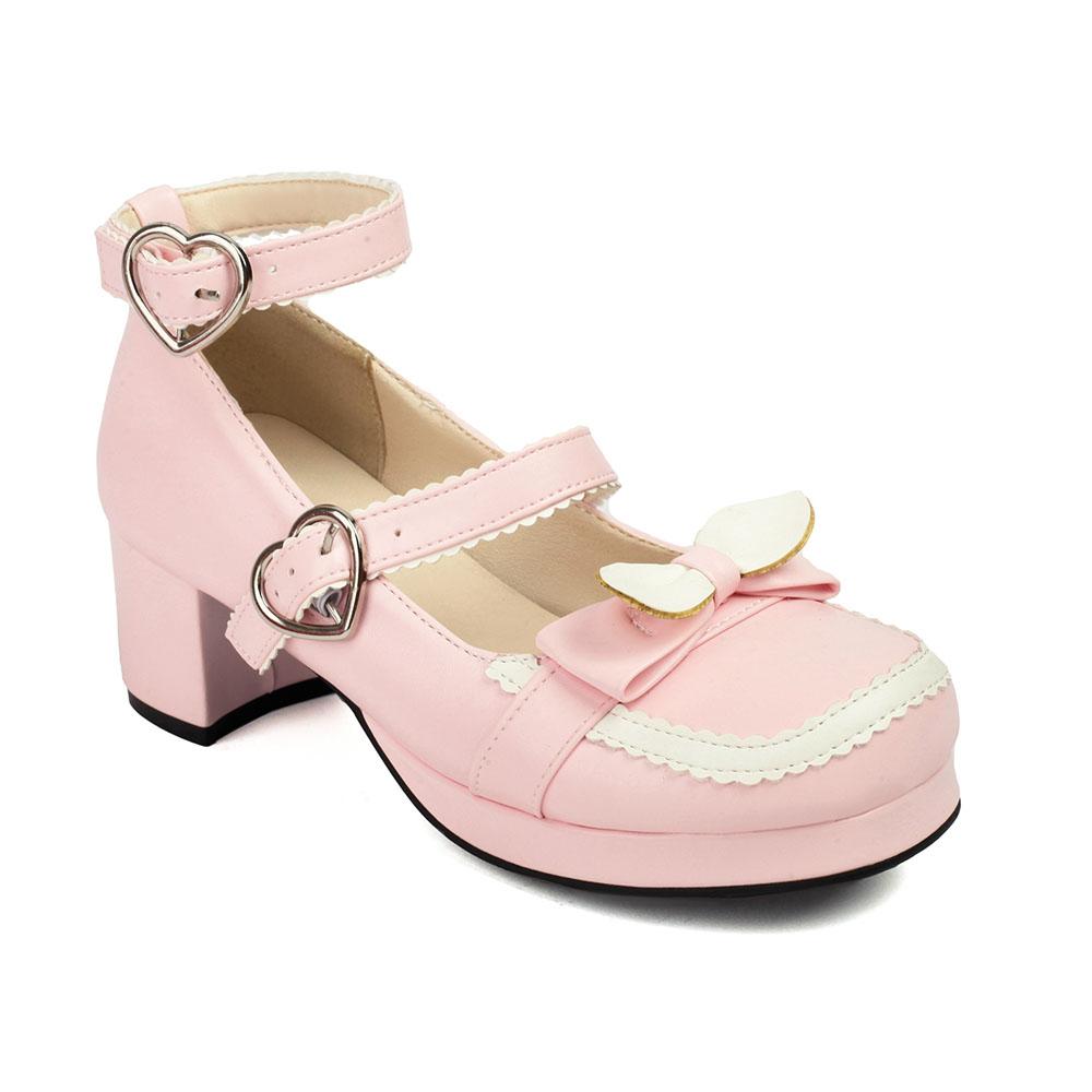 

Размер 34-48 Лолита Женские Туфли Мэри Джейн Туфли-лодочки на платформе Толстый каблук Готические туфли-лодочки с бантом Милая униформа Туфли-лодочки для женщин 36