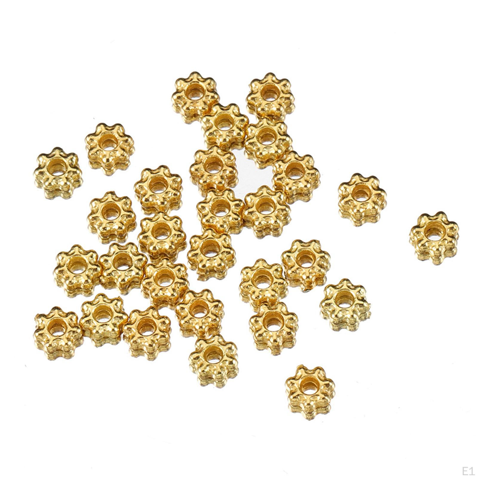 100 шт. 6 мм бусины-прокладки для ювелирных изделий — фото 5