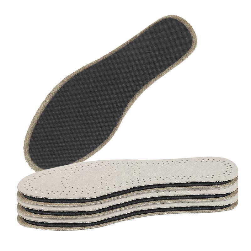 Thickened Cow Leather Insole Sweat-absorbing Breathable Shock-absorbing Spring Cowhide Sports Leisure