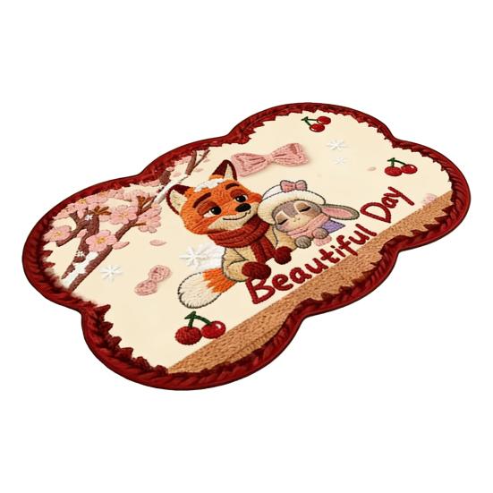 

Килимок для підлоги з діатомітової глини, швидковисихаючий, вологопоглинаючий, протиковзкий, з мультяшним малюнком, для ванної кімнати, кухні, спальні 40x60cm D