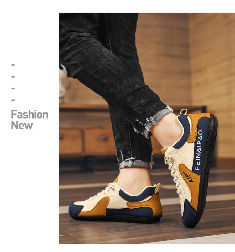 Pánské výprodejové nepromokavé kožené nazouvací zimní ležérní boty - protiskluzové pracovní a 'bean style'