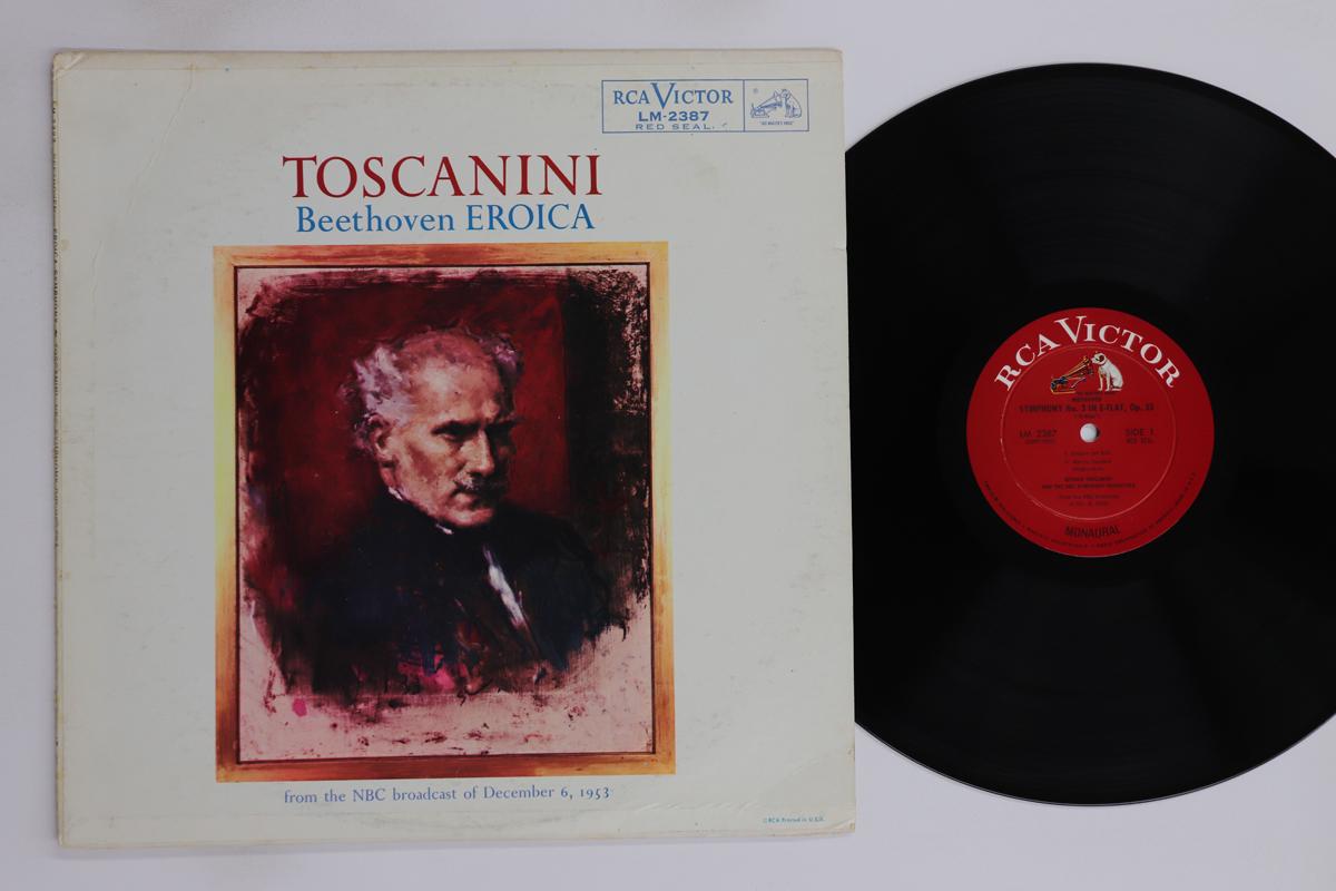 

LP Record ARTURO TOSCANINI, NBC SYMPHONY ORCH - Beethoven Symphony No3 In E Flat Ma LM2387 RCA VICTOR 1960 US Classical Used