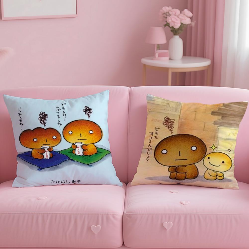 Beliebter Cartoon-Charakter Kogepan Kissenbezug Weich & Leicht zu Waschen – Vielseitig für Sofa, Bett, Reisen und Büro