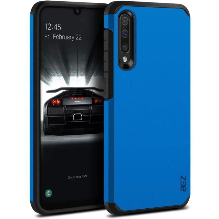Coque Antichoc - BEZ - A50 / A30S - Double Protection - Résistante - Bleu