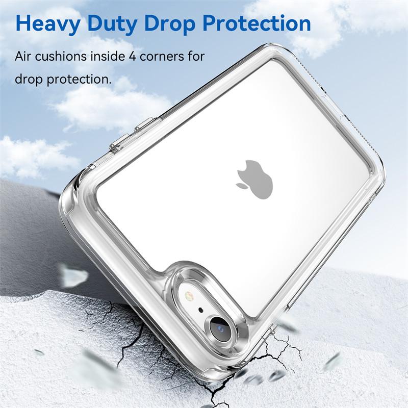 For iPhone SE 2022 Case Luxury Candy Color Transparent TPU Phone Case Shockproof Silicone Back Cover For iPhone 7 8 SE 2020 2022