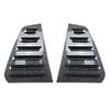 For VW Golf MK7 MK7.5 2013- Rear Window Louver Shutter Cover Side Vent Trim Windshield Decoration Cover Car Accessories