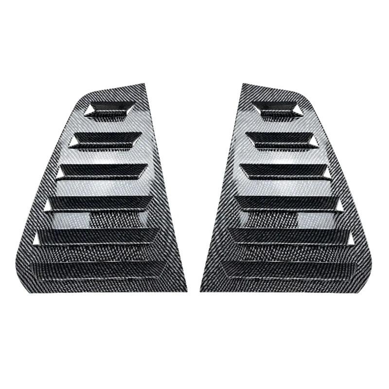 For VW Golf MK7 MK7.5 2013- Rear Window Louver Shutter Cover Side Vent Trim Windshield Decoration Cover Car Accessories