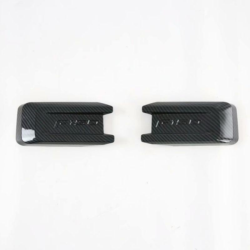 For 2017 To  Ford F150 Raptor Car Front Fog Light Lamp Cover Trim Exterior ABS Decor Frame Car Styling Garnish Accessories