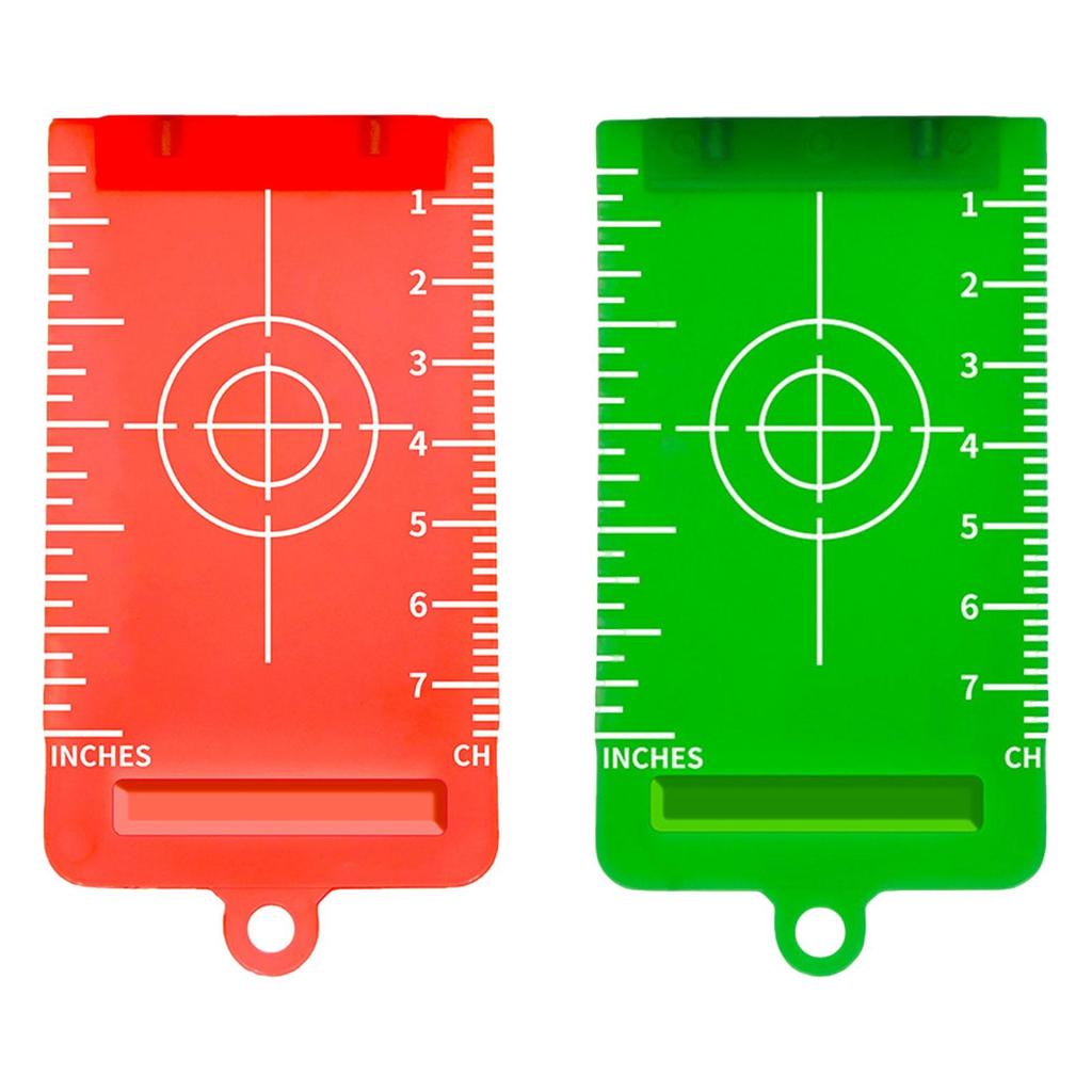 Premium Reflection Target Plate Reusable Level Board Practical Measuring Tool for Home Renovation and Woodwork