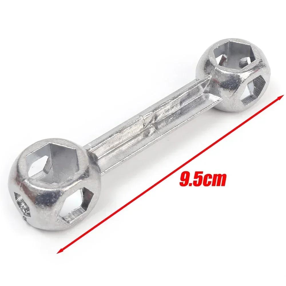 Metal Hexagonal Wrench 6~15mm Car Bicycle Hexagonal Screw Installation Disassembly Tool Multi Purpose Sleeve Bone Shaped Wrench