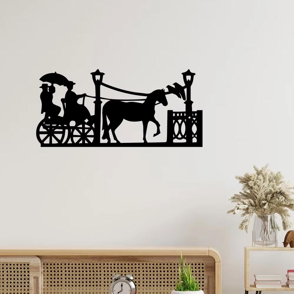 Metal Hanging Wall Art Plaque Black Letter Silhouette Cafe Kitchen Dining Room Decoration Bar Pub Club