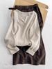 Early Autumn Korean Style Unique Beautiful Full Set Old Money Aesthetic Hollow Knit Sweater Two-Piece Outfit for Women