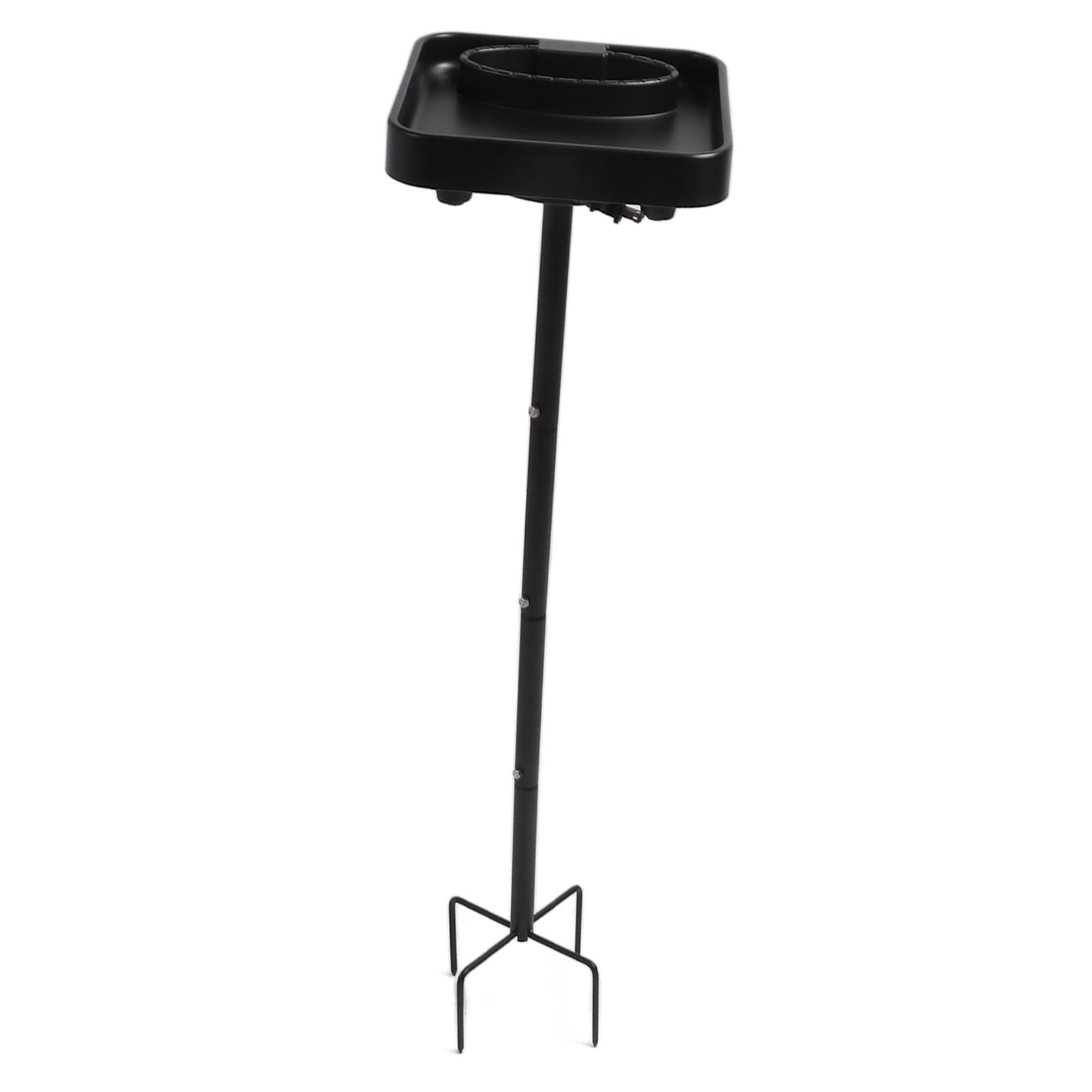 75W Heated Bird Bath Ground Insert Model Outdoors Winter Bird Bath Deicer for Garden Yard Patio Lawn