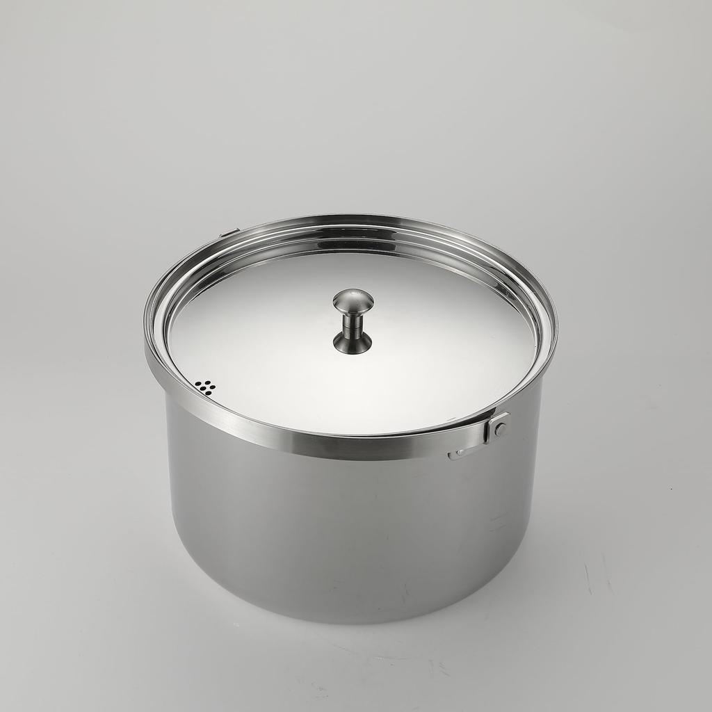 CAMPING MOON Camping Outdoor Large Pot Stock Pot Stainless Aluminum All Three Layer Steel Pot 5.8L CC-24