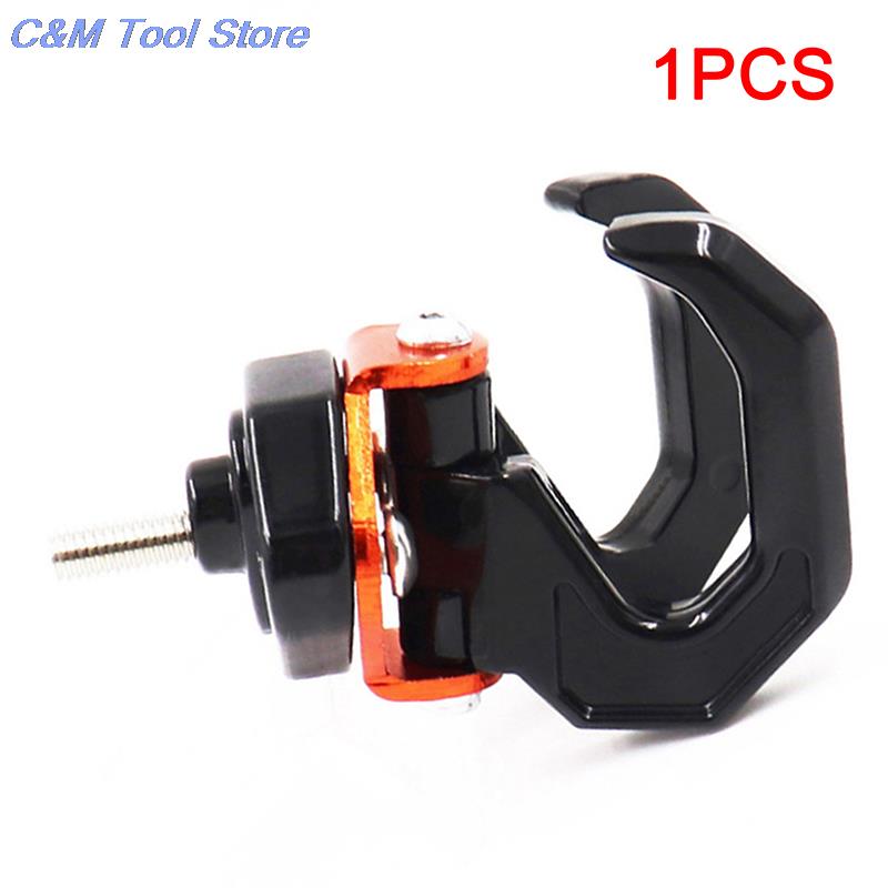New Aluminum Alloy Motorcycle Luggage Helmet Holder Hook Mount Motorbike Scooter Helmet Holder Bag Hook Hanger With Screw