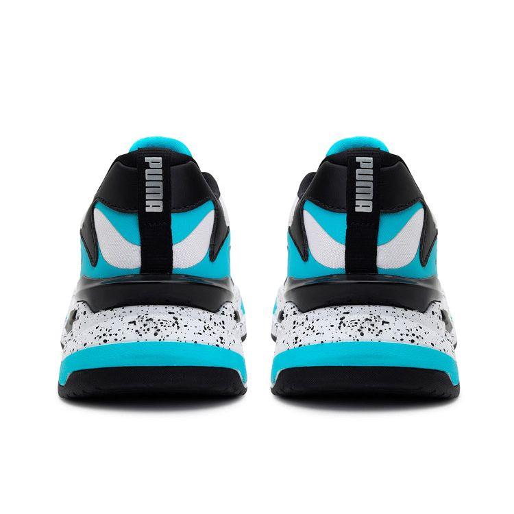 Puma RS-Fast Nano Hvit Teal Flekket Unisex Sneakers Svart 375640-02