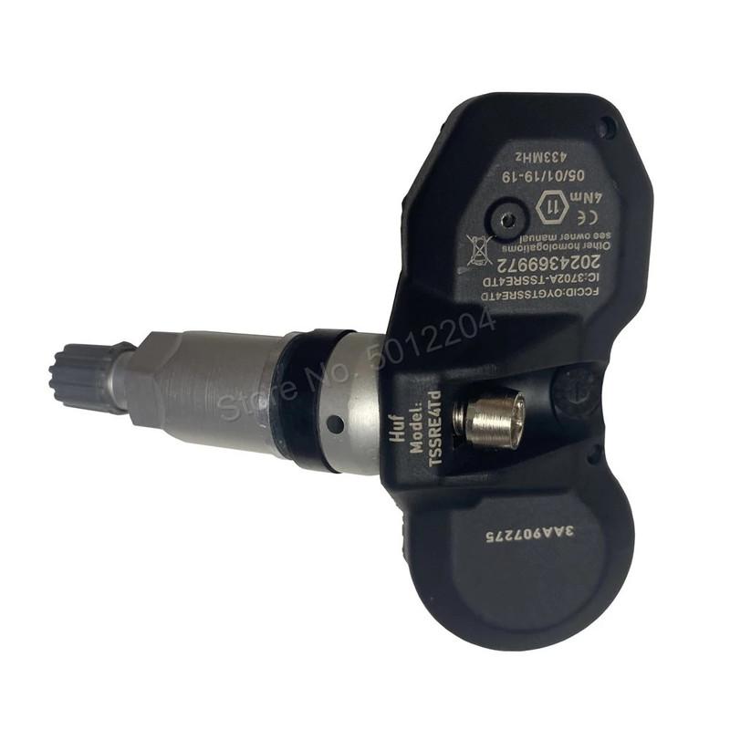 4PCS Tire Pressure Sensor 3AA907275 For VW Tiguan VW CC Passat CC TPMS Sensor 433MHz 3AA907275B 3AA907275D