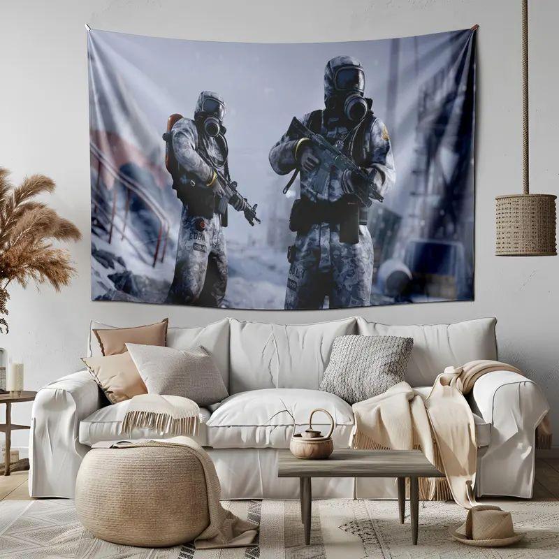 Rust Survival Wall Art Tapestry 75x100 чёрный