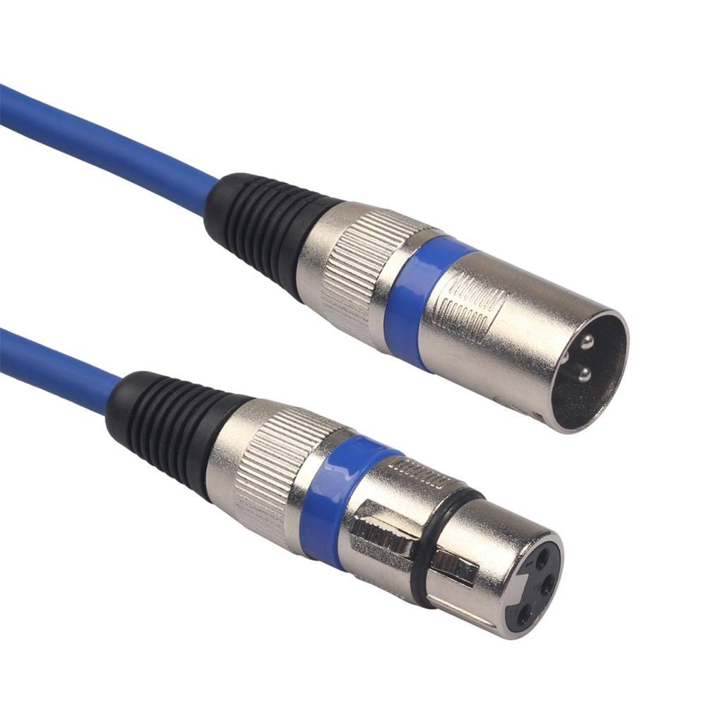 5pcs Zinc Alloy 3Pin XLR Male to XLR Female Balanced Audio Cable Splitter Wire