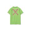 Li Ning CF Unyielding Series Locker Geschnittenes Lässiges Rundhals Kurzarm T-Shirt Unisex Oberteile Hellteegrün AHSQ324-4
