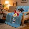 Throw High-Density Short Plush Blanket For Sofa Nap Air-Conditioned Room Soft Skin-Friendly Cute Anime K-Kotaro Lives Alone