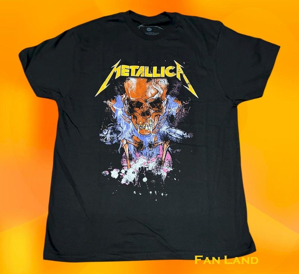 New Metallica Skull Black Men s Vintage Classic Unisex T-Shirt S