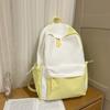 Letter Printed Backpack Women's Lightweight Schoolbag for Primary School Students Large Capacity Campus Backpack