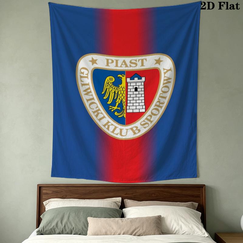 Piast Gliwice Wall Tapestry Aesthetic Wall Hanging Printed Fabric Blanket Decorative Tapestries For Bedroom Living Room Home Decor