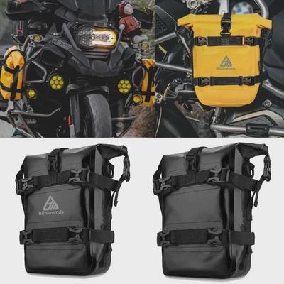 Waterproof Motorcycle Side Bumper Bag with Quick Release, Large Capacity for Travel