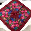 Double Twill Popular Comfortable Value  Silk Scarf 70Cm Cotton Square Leisure Shawl Scarf For Women Headscarf