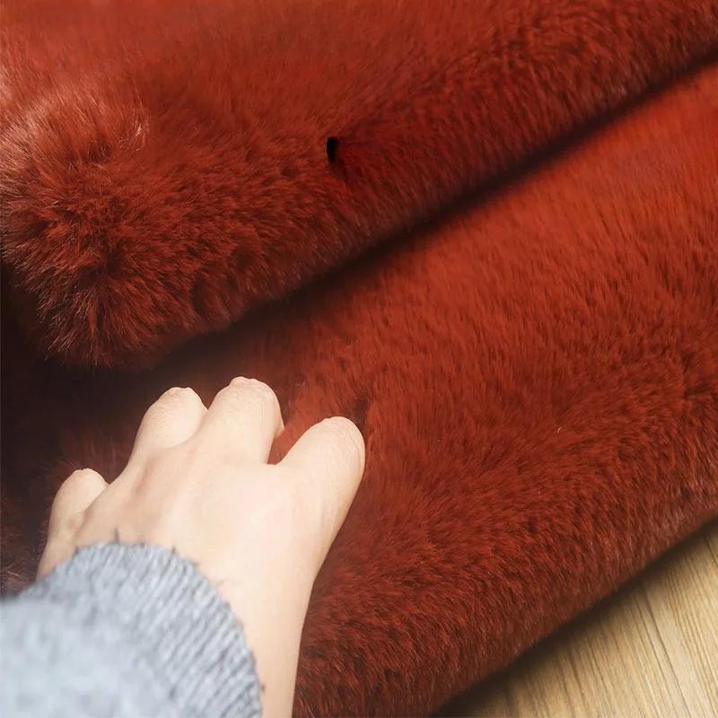 50x170cm Thickened Imitation Rabbit Plush Fabric Fur 2cm Soft Faux Fur Fabric DIY Collar Of Coat/Clothing Accessories/Scarves