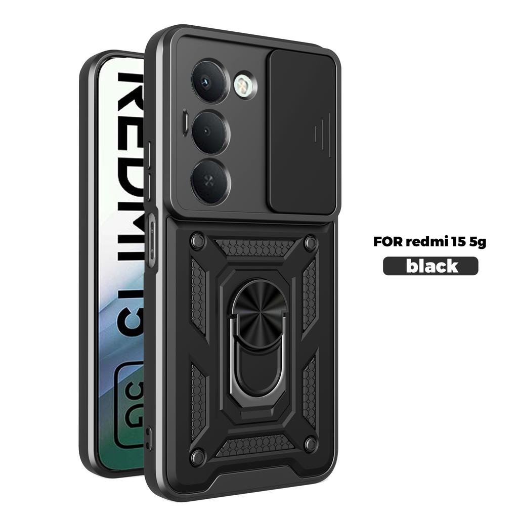 For Remi15C A5 171mm Armored Protective Shell With Magnetic Ring For Redmi 15 13 14C 13C Phone Case With Camera Protection