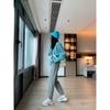 Women Solid Color Velvet Fashion Sport Winter Sweatpants Loose Casual Thick Plush Trousers