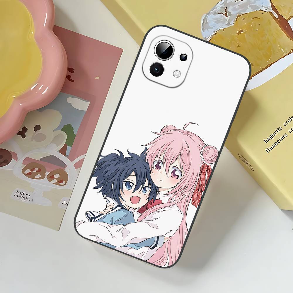 Happy Sugar Life Slim Black Shockproof Phone Case: Snug Fit For Xiaomi 12,11,12S Ultra & Redmi Note 11,10T,9,9A,8Pro,8T,5G