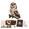 Layered Fabric Sewing Patterns Christmas Animals Patchwork Kit for Adults Beginners, DIY Holiday Textile Art Kits Craft Set Home Decoration, Handmade