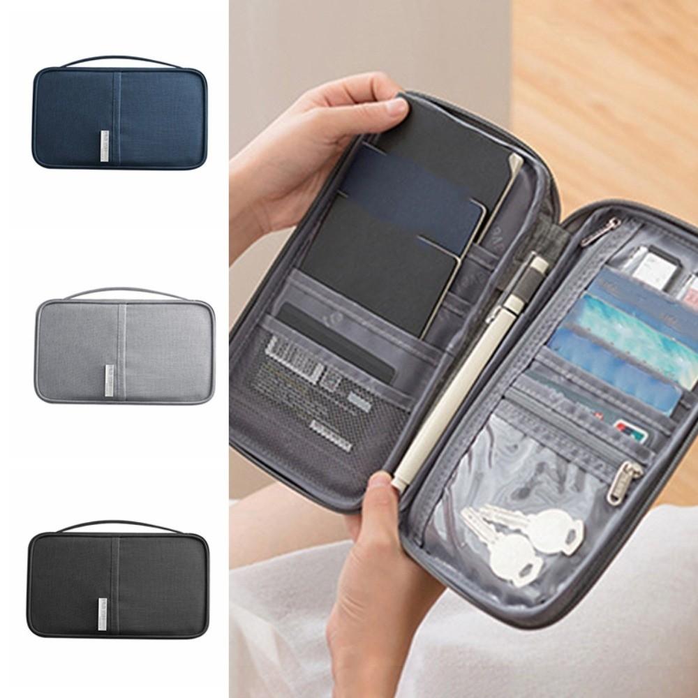 Large Capacity Passport Bag Card Holder Card Storage Bag Travel Wallet  Travel Accessories