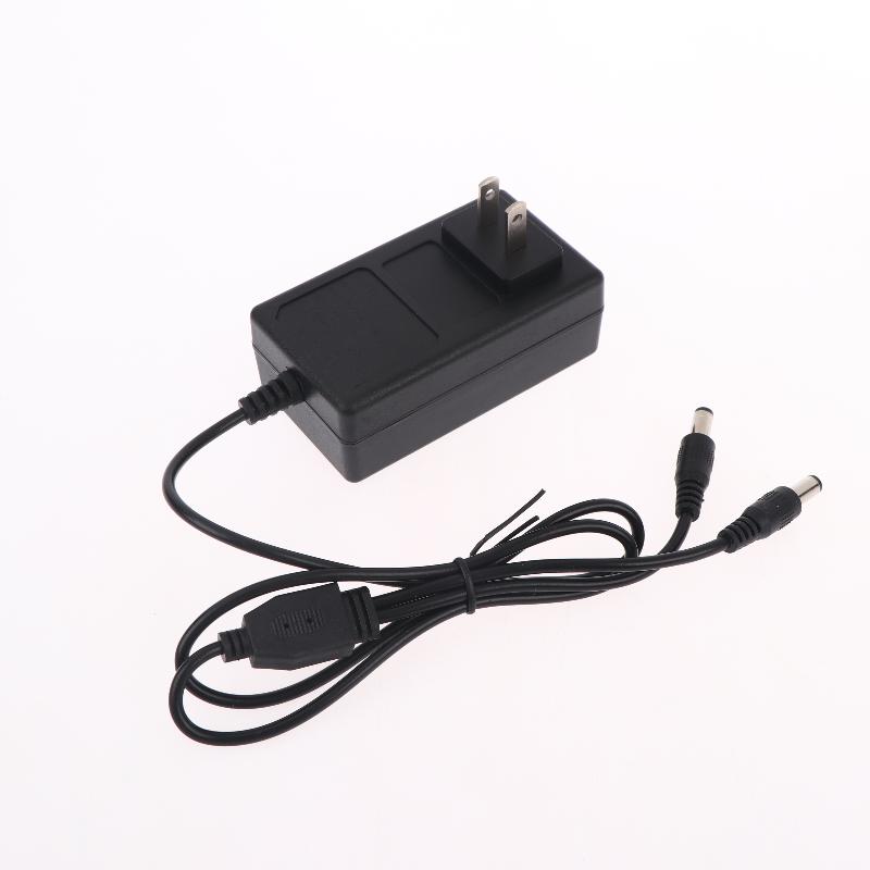 Caricabatterie Portatile al Litio a Doppia Testa 18/21V/24V Protezione da Sovraccarico Caricabatterie Universale Caricabatterie a Spina