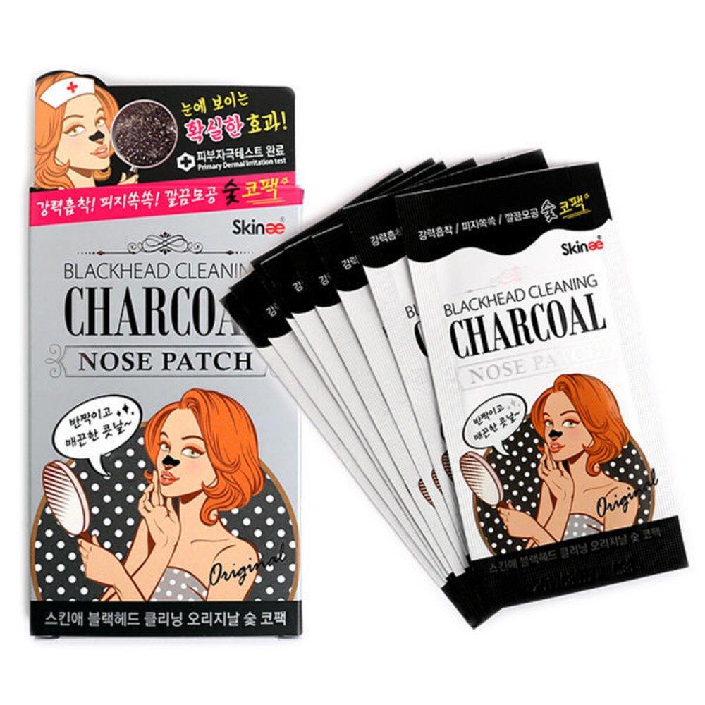 

skin ae 1 charcoal nose pack blackhead nose pack pore nose sebum removal